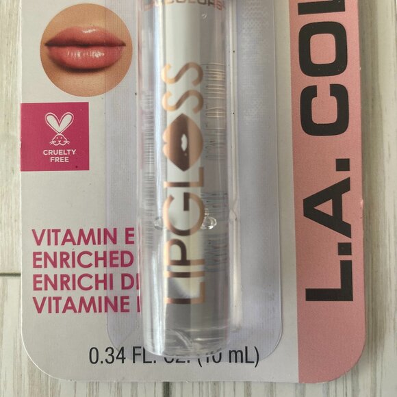 5/$10 L.A. COLORS Glossy Finish Lip Gloss "CLEAR" - Picture 2 of 2